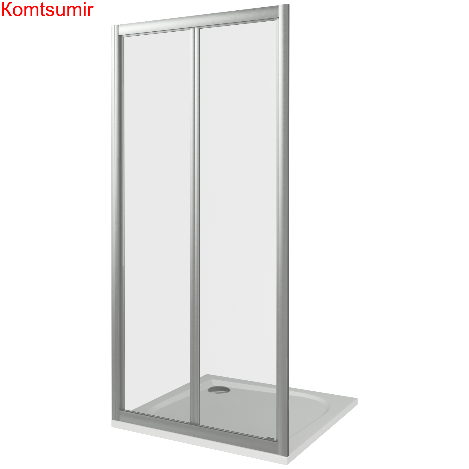 Душевая дверка в нишу 100х185 Good Door Infinity SD-100-С-CH ИН00051 гармошкой