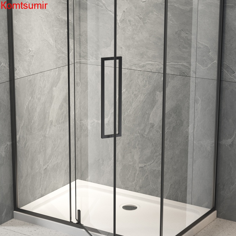 Душевая дверь Veconi Vianno VN-33B, 700x1950, черный, стекло прозрачное Душевая дверь Veconi Vianno VN-33B, 700x1950, черный, стекло прозрачное