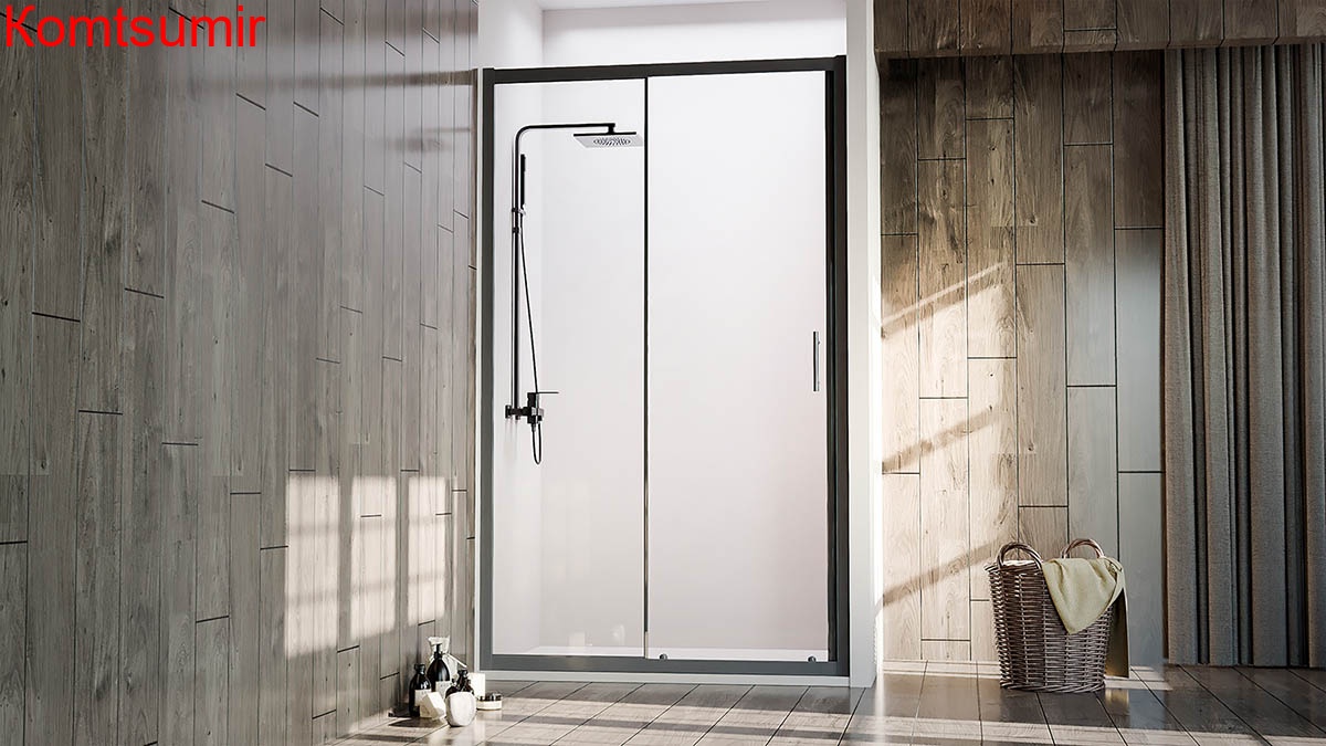 Душевая дверь Veconi Vianno VN-72B, 1400x1900, черный, стекло прозрачное Душевая дверь Veconi Vianno VN-72B, 1400x1900, черный, стекло прозрачное