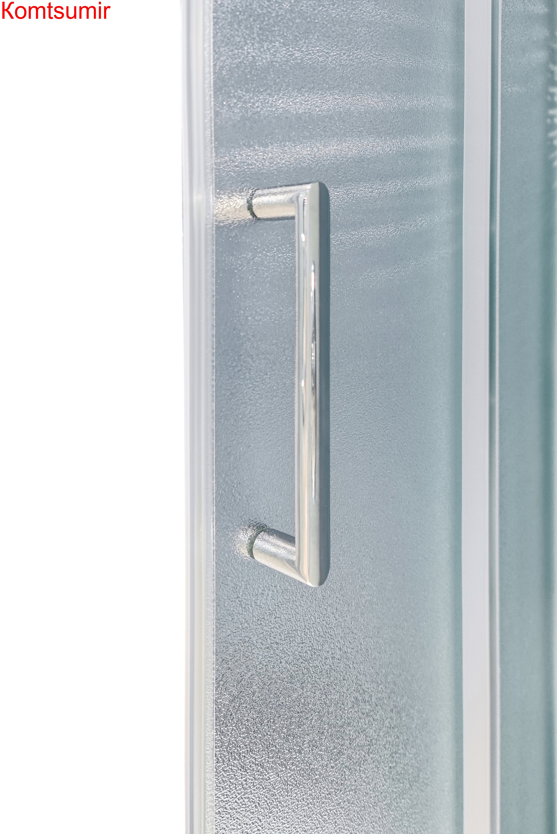 Душевое ограждение SANTREK AQUA Lea- DF-1600-G-Chrome 1600*1850 Прямое стекло Грейп 5мм, профиль Хром