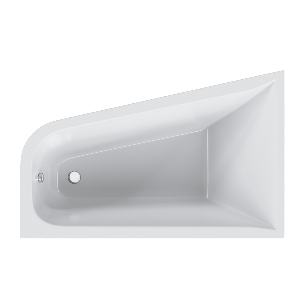 AM.PM W72A-160R100W-A2 Ванна акриловая spirit  ассиметричная 160x100, без слива/перелива, правосторонняя AM.PM W72A-160R100W-A2 Ванна акриловая spirit  ассиметричная 160x100, без слива/перелива, правосторонняя