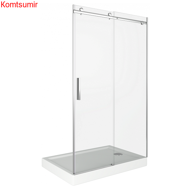 Душевая дверка в нишу 140х195 Good Door Galaxy WTW-140-C-CH ГЛ00010 раздвижная