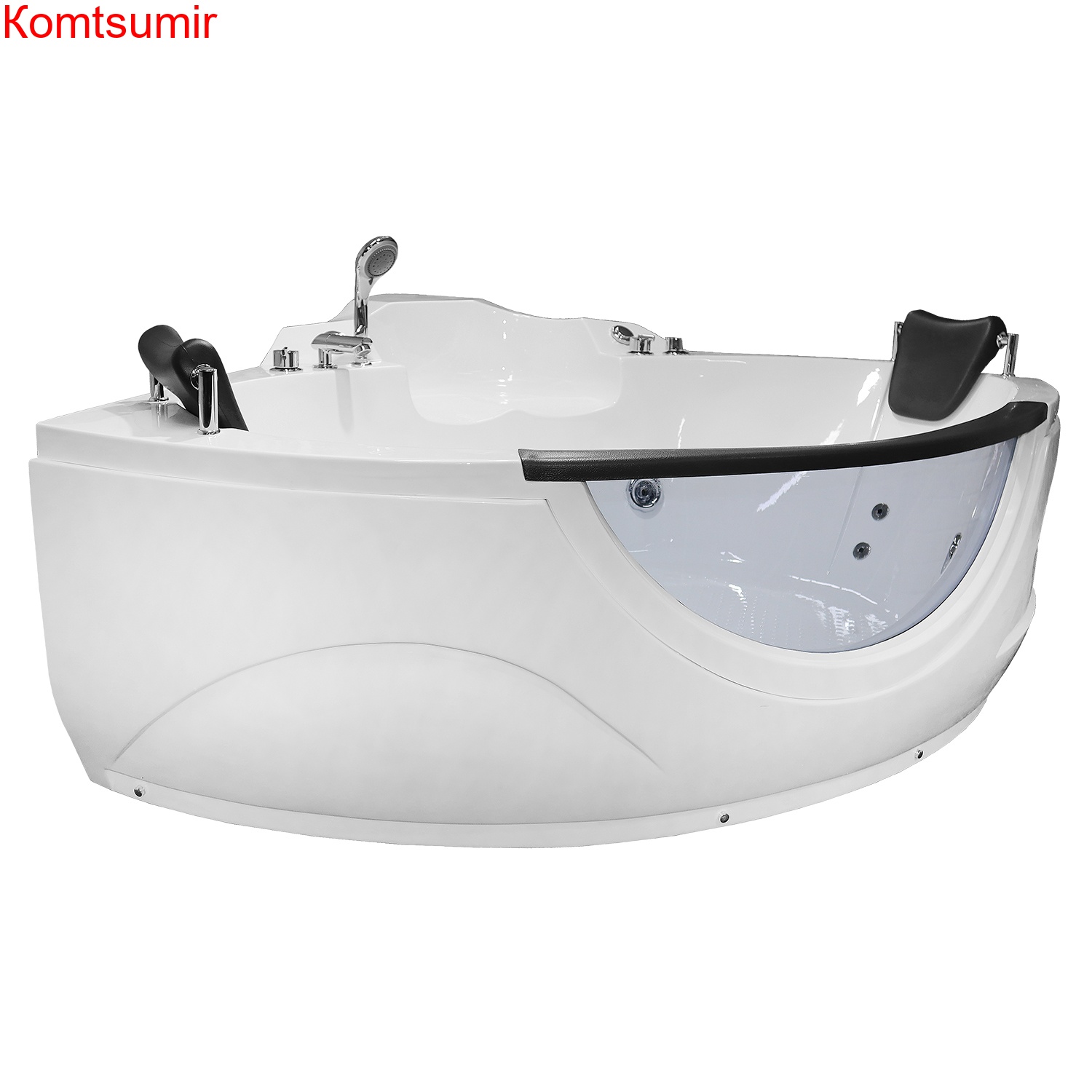 Ванна акриловая Loranto 1550х1550х750 угловая, с гидромассажем, для двух персон (CS-831N) Ванна акриловая Loranto 1550х1550х750 угловая, с гидромассажем, для двух персон (CS-831N)