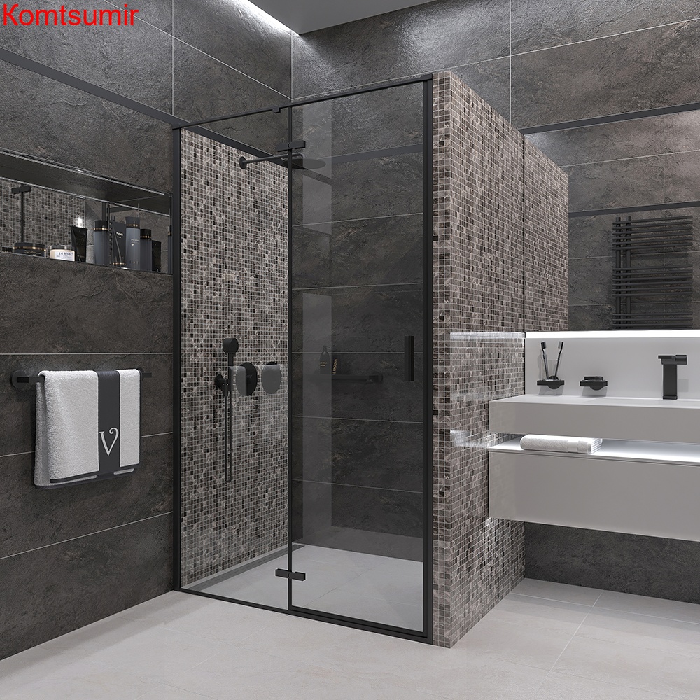 Душевая дверь Veconi Vianno VN-73B, 900x1950, черный, стекло прозрачное Душевая дверь Veconi Vianno VN-73B, 900x1950, черный, стекло прозрачное