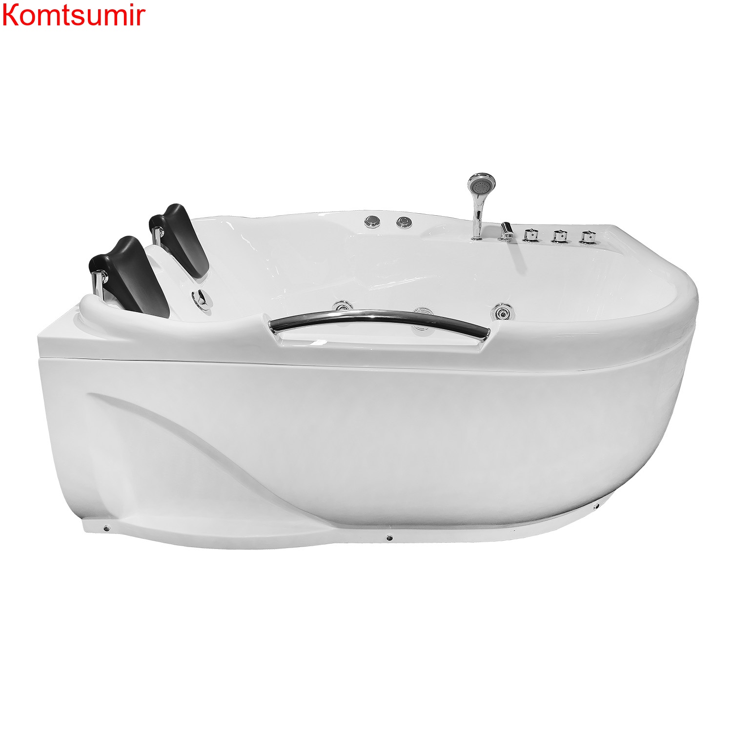 Ванна акриловая Loranto 1200х1700х650 с гидромассажем, левосторонняя, для двух персон (CS-806NL) Ванна акриловая Loranto 1200х1700х650 с гидромассажем, левосторонняя, для двух персон (CS-806NL)