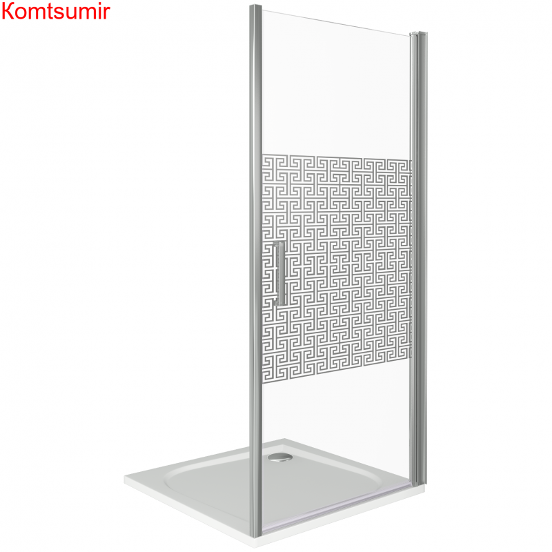 Душевая дверка в нишу 100х185 Good Door Fantasy DR-100-F-CH ФА00004 распашная