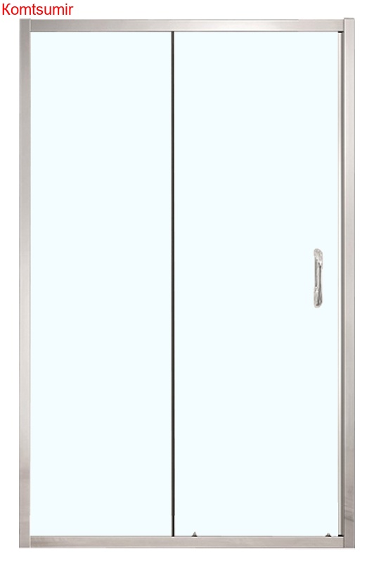 Душевая дверь Azario MILTON (раздвижная) 1400*2000, профиль серебро