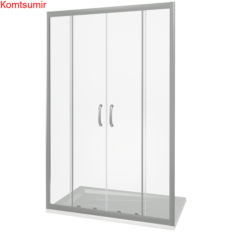 Душевая дверка в нишу 150х185 Good Door Infinity WTW-TD-150-C-CH ИН00034 раздвижная