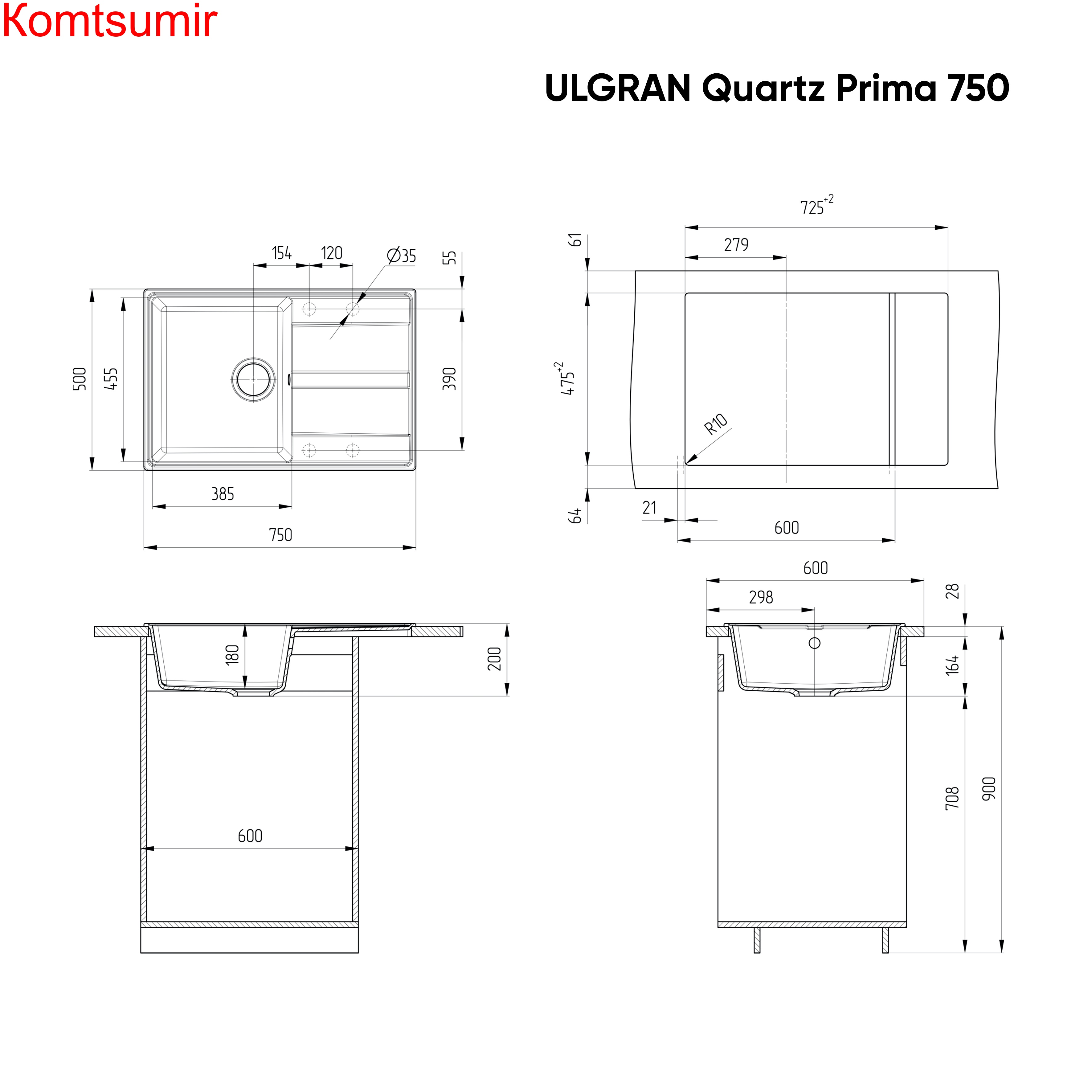 Blanco Subline 800-u 523145