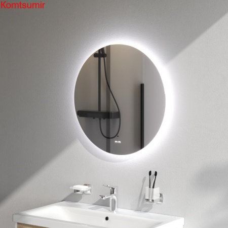 M85MOX40601S X-Joy Зеркало круг с интерьерной Led подсветкой, ИК-сенсором, 60 см