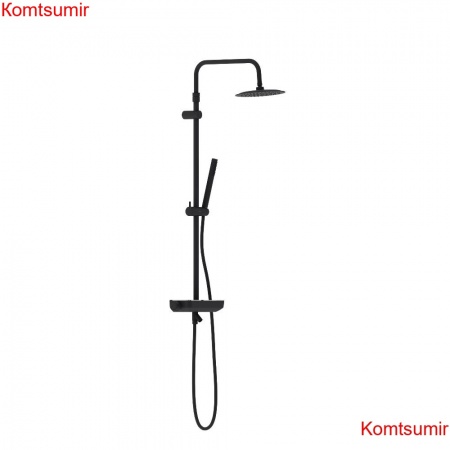 Damixa 936730300 Scandinavian Pure душевая система с ванно-душевым смесителем-полкой, черный