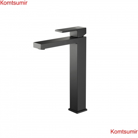 Смеситель для раковины 257, без донного клапана AQUATEK, матовый черный AQ1604MB ЛИБРА