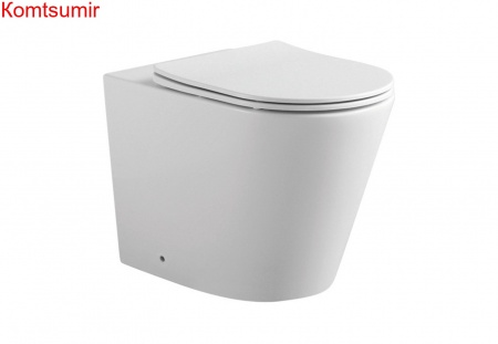 Унитаз напольный приставной безободковый AQUATEK ВЕГА AQ1906-00 560*360*410 мм, горизонтальный выпуск, тонкое сиденье с механизмом плавного закрывания, крепеж Унитаз напольный приставной безободковый AQUATEK ВЕГА AQ1906-00 560*360*410 мм, горизонтальный выпуск, тонкое сиденье с механизмом плавного закрывания, крепеж