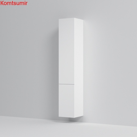 M90CHR0306WG GEM, шкаф-колонна, подвесной, правый, 30 см, двери, push-to-open, цвет: белый, глянец