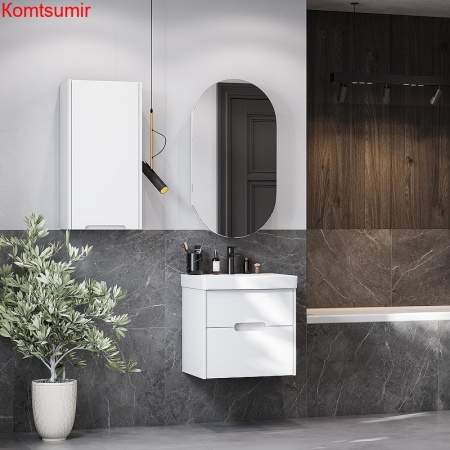 Шкаф подвесной Aquaton Оливия 35 L левый, цвет белый матовый (1A254703OL01L) Шкаф подвесной Aquaton Оливия 35 L левый, цвет белый матовый (1A254703OL01L)