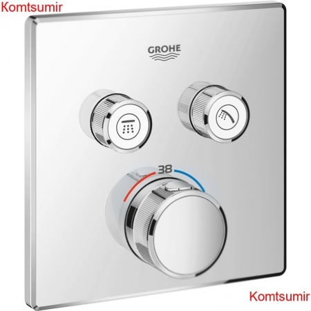 Смеситель для душа Grohe Grohtherm SmartControl Хром (29124000)