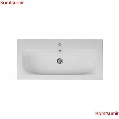 M70AWCC1002WG Spirit V2.0, Раковина мебельная, керамическая, 100 см, встроенная, цвет: белый, глянец