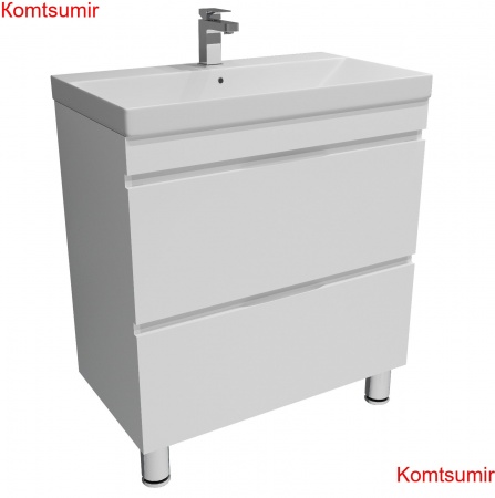 Тумба Djena Окант 100 напольная 2 ящика