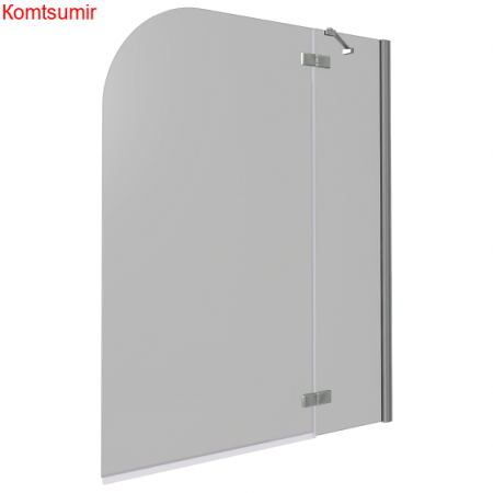 Шторка на ванну жёст. 100х140 Good Door 2Н-100-C-CH Screen ПД00093 распашная Шторка на ванну жёст. 100х140 Good Door 2Н-100-C-CH Screen ПД00093 распашная