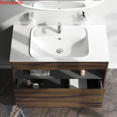 M8FFUX1001OF Func, База с нишей, 1 ящик (pull-out), 100 см, цвет дерево текстурир-ое