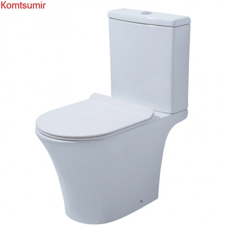 Унитаз напольный Azario Verde 650х380х790 безободковый с быстросъемным сиденьем (AZ-8220) Унитаз напольный Azario Verde 650х380х790 безободковый с быстросъемным сиденьем (AZ-8220)