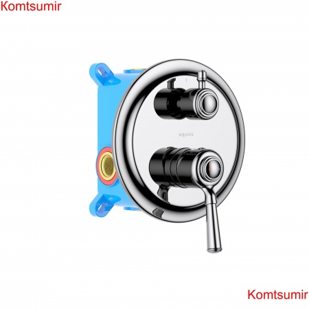 Смеситель для ванны (внешняя и скрытая часть) AQUATEK AQ1546CR КЛАССИК