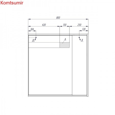 Зеркало-шкаф AQUATON Стоун 80 правая, Сосна арлингтон (1A228302SX850) Зеркало-шкаф AQUATON Стоун 80 правая, Сосна арлингтон (1A228302SX850)