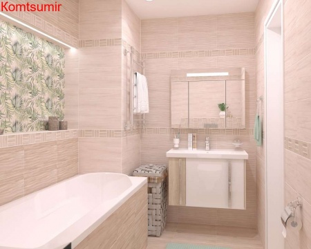 Коллекция Cersanit Botanica 440x200 мм