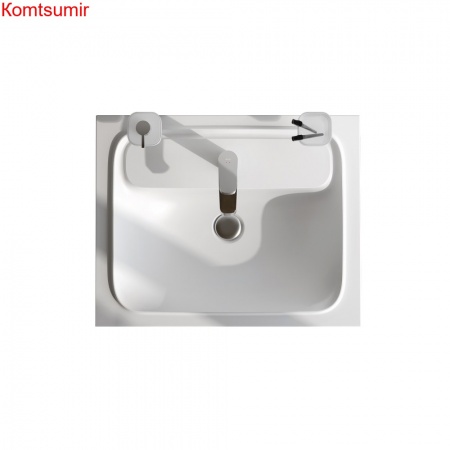 M8FWPC0600WM Func, Раковина мебельная, литьевой мрамор, 60 см, цвет белый матовый