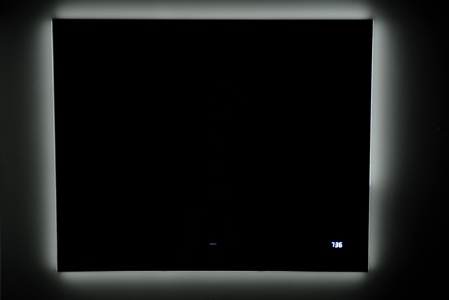 Зеркало Kvadro 100 с подсветкой и часами