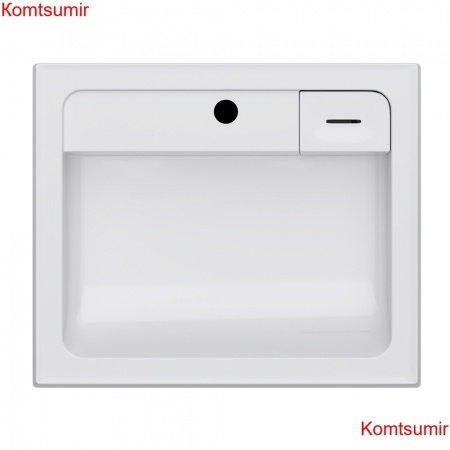 M85AWCC0602WG X-Joy, Раковина над стиральной машиной, литьевой мрамор, 60 см, белый глянец