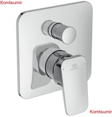 Смеситель для ванны/душа Ideal StanCERAPLAN , встраиваемый комплект №2 (функциональная + декоративная части) (BD263AA)