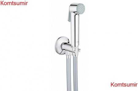 Набор для гигиенического душа Tempesta-F Trigger Spray 30 (гигиенический душ, нажимной запорный вентиль, шланг 1000 мм), хром  (26358000)