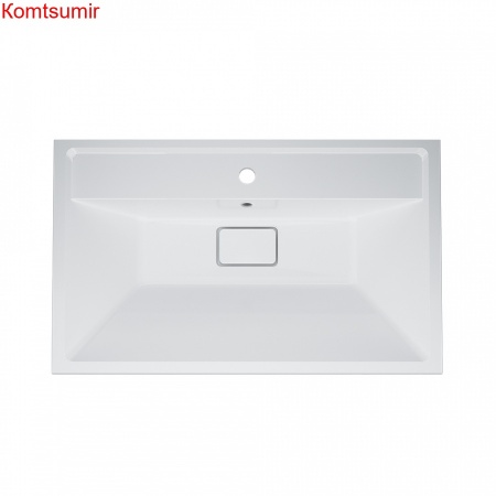 M50AWPX0801WG Inspire V2.0, раковина мебельная , искусственный мрамор, со сливом-переливом, 80 см