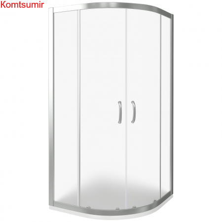 Душевой уголок поддон отдельно 80х80 угловой (четверть круга) Good Door Infinity R-80-G-CH ИН00003