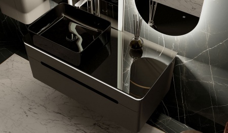 Тумба Shine 100 подвесная антрацит