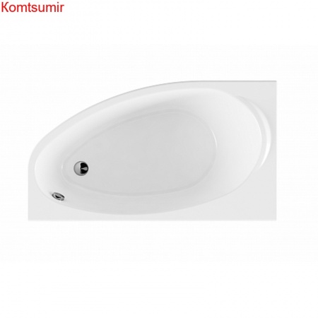 Ванна акриловая Roca CORFU асимметричная 160x90 левая белая