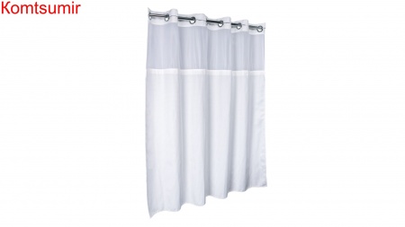 Шторка для ванной Fixsen Hotel FX-3319E белая