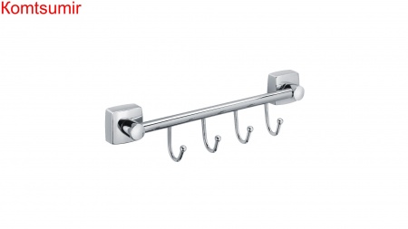 Планка 4 крючка Fixsen Kvadro FX-61305В-4