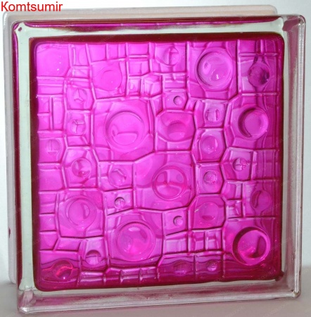 Стеклоблоки Vitrablok окрашенные внутри (Чехия)