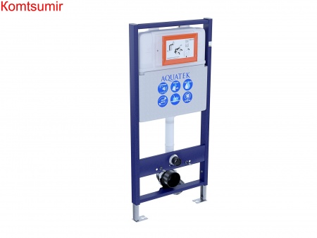 Инсталляция для подвесного унитаза Aquatek Standart 51 INS-0000001, 130*510*100 мм