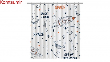 Штора для ванной Fixsen Space, FX-2508