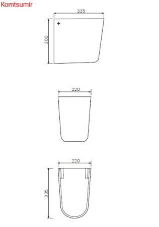 C804970WH Like полупьедестал