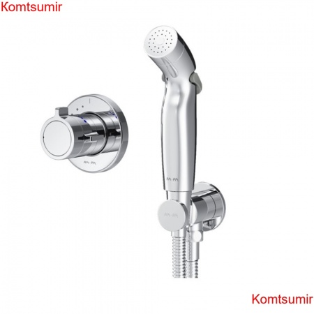 AM.PM F0H85A400 X-Joy  гигиенический набор для скрытого монтажа со встроенным смесителем для душа с ТМС