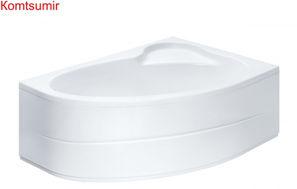 Ванна акриловая Santek МАЙОРКА XL асимметричная 160х95 левосторонняя белая