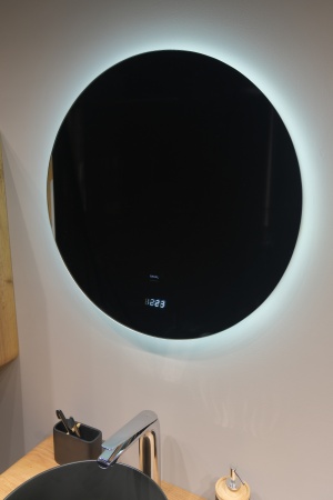 Зеркало Solo 100 с подсветкой и часами