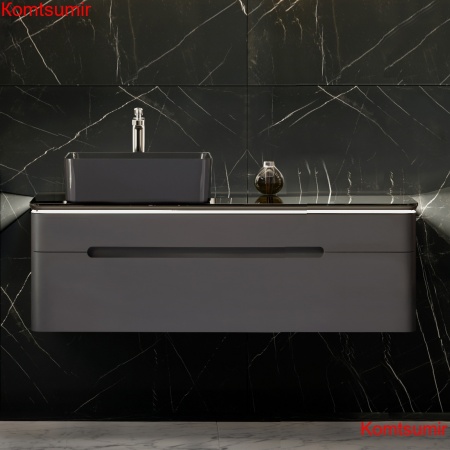 Тумба Shine 120 подвесная антрацит