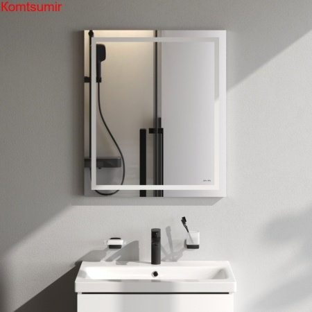 M91AMOX0601WG Универсальное зеркало настенное с контурной LED-подсветкой, 60 см