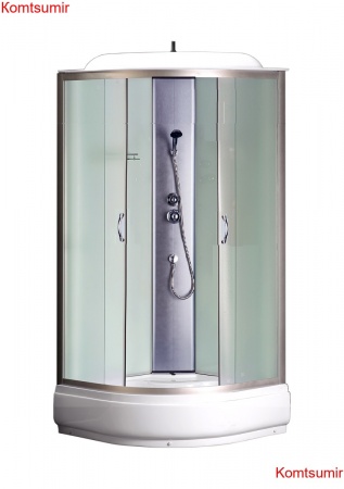 Душевая кабина LORANTO CS-6680-25 F 80х80х215 матовое стекло 4мм, поддон 25 см