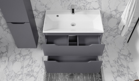 Тумба Wector 80 подвесная антрацит